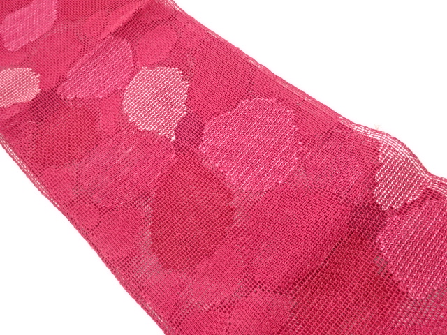 羅抽象模様織出し名古屋帯